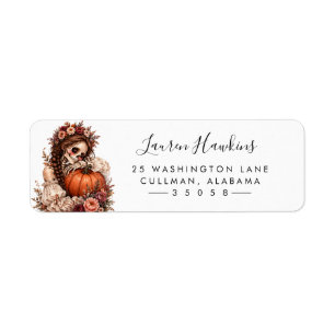 Halloween   Return Address Label
