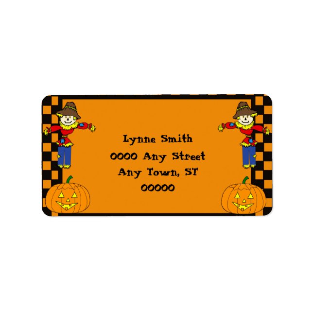 Halloween Return Address Label (Front)