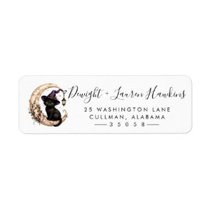 Halloween Return Address Label
