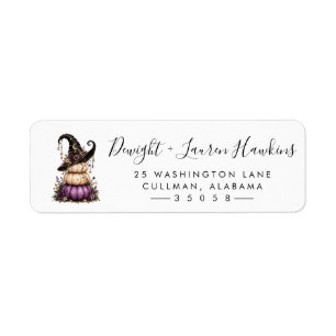 Halloween Return Address Label