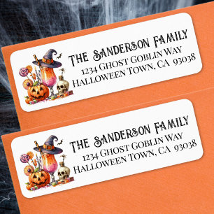 Halloween Return Address Label