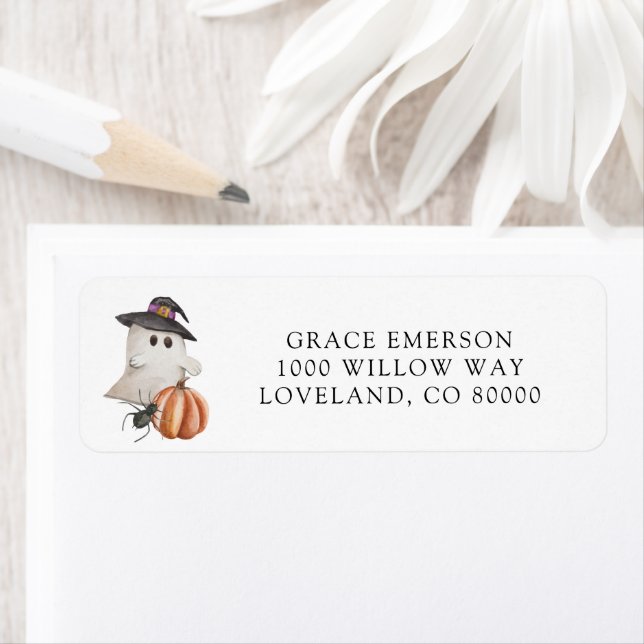 Halloween Return Address Label (Insitu)