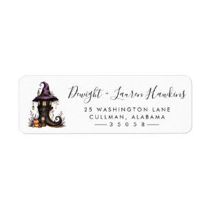 Halloween Return Address Label