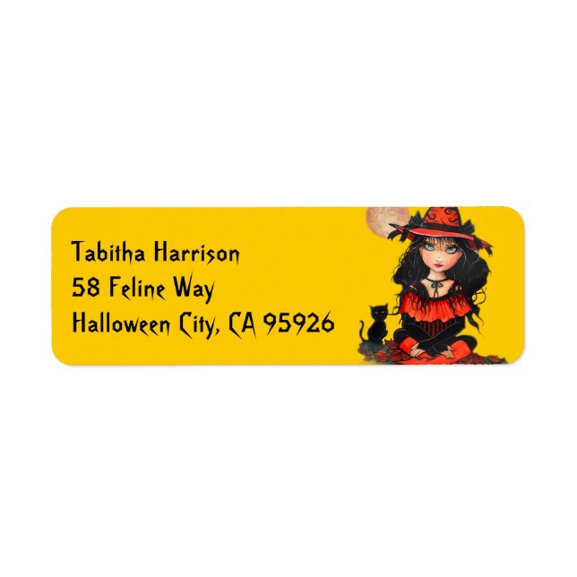 Halloween Return Address Labels (Front)