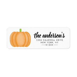 Halloween Return Address Labels