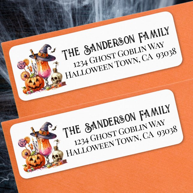 Halloween Return Address Return Address Label (Halloween Return Address label )