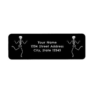 Halloween return-address return address label