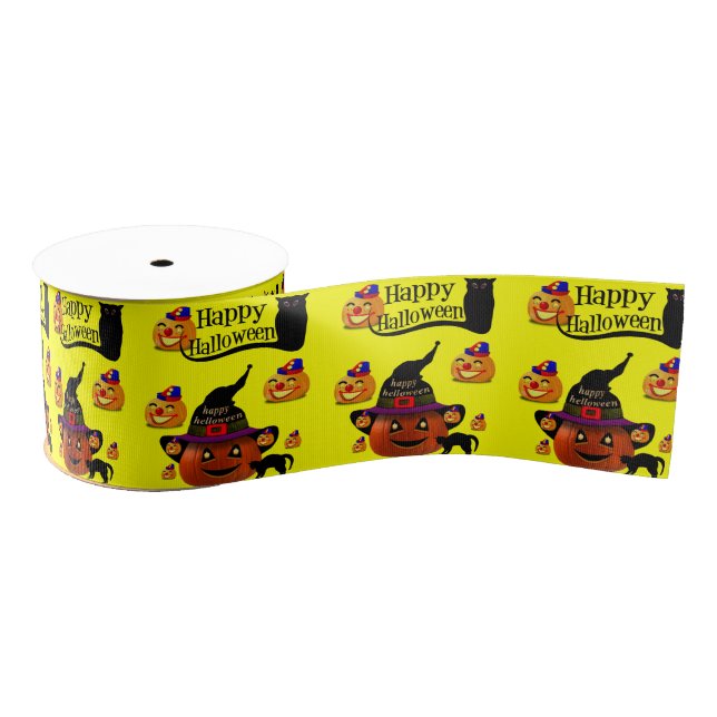 Halloween Ribbon Grosgrain Ribbon (Spool)