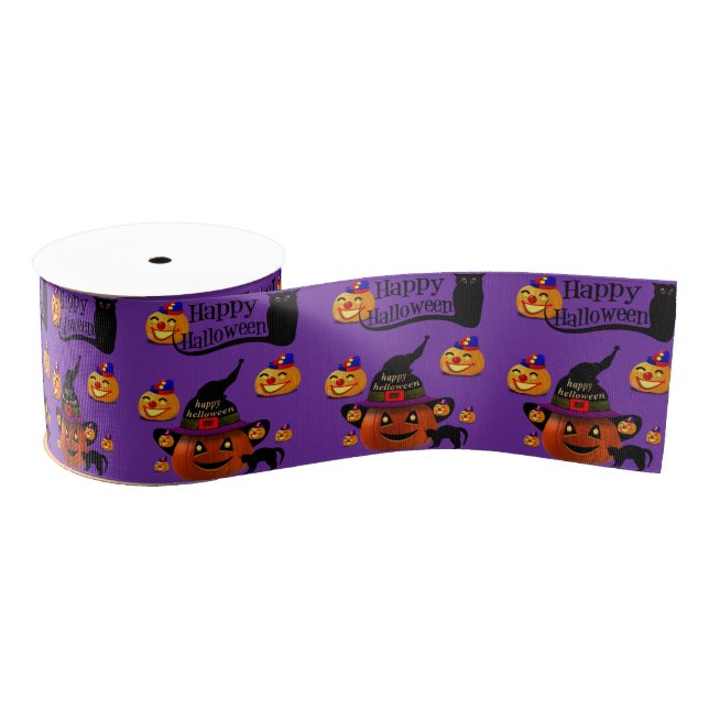 Halloween Ribbon Grosgrain Ribbon (Spool)