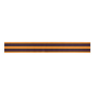 Halloween Ribbon Orange and Black Striped Ribbon Grosgrain Ribbon