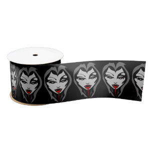 Halloween Ribbon Vampire Halloween Ribbon Customiz Satin Ribbon