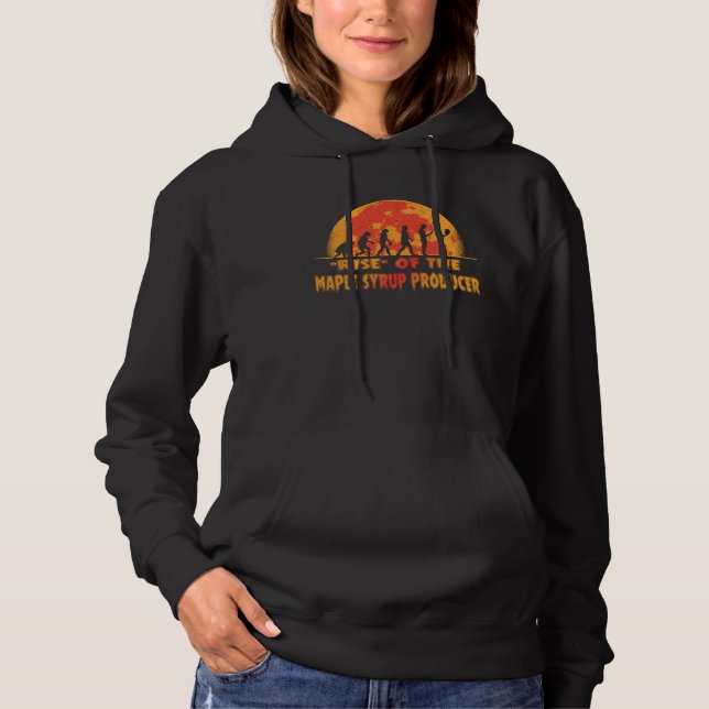 Halloween Rise of the Maple Syrup Producer Job Cow Hoodie (Front)