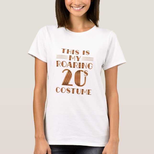 Halloween Roaring 20s Costume Shirt (Front)