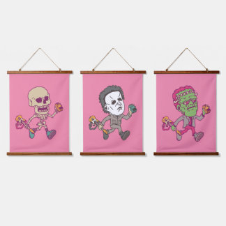 Halloween Rockers Hanging Tapestry