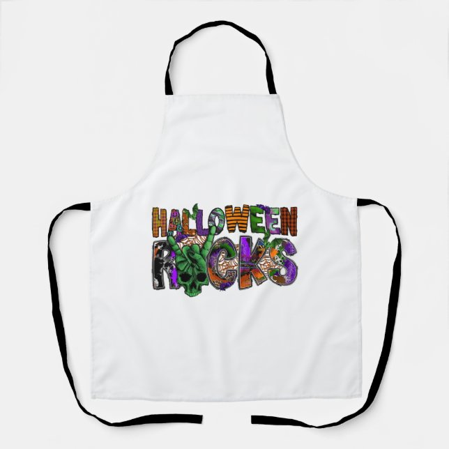 Halloween Rocks    Apron (Front)