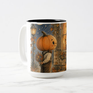 Halloween romance waiting for you Two-Tone coffee mug