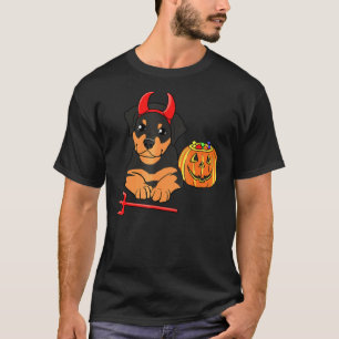 Halloween Rottweiler Dog Costume Idea T-Shirt