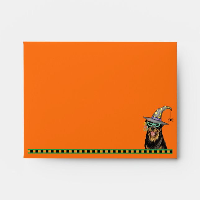 Halloween Rottweiler Envelopes (Front)