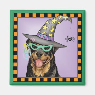 Halloween Rottweiler Magnet