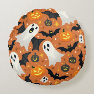 halloween round cushion