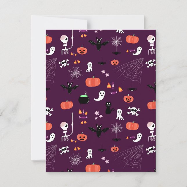 Halloween RSVP Card (Front)