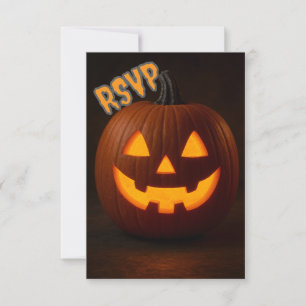 Halloween RSVP card