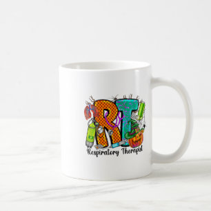 Halloween Rt Respiratory Therapist Spooky Rt Pumpk Coffee Mug