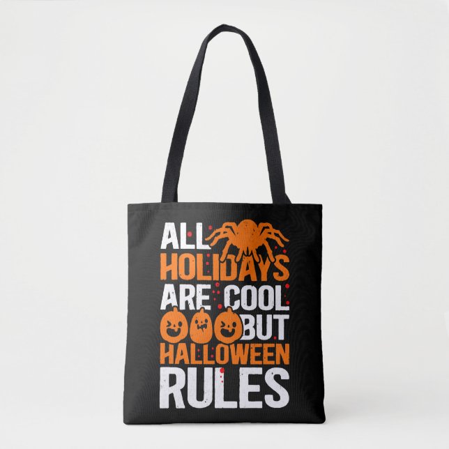 Halloween Rules Halloween Party Costume     Tote Bag (Front)
