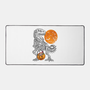 Halloween s for Boys Kids Dinosaur Skeleton T rex Desk Mat