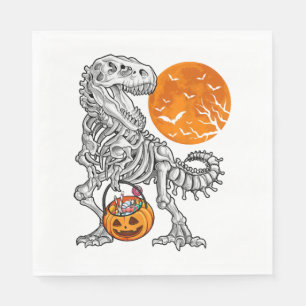 Halloween s for Boys Kids Dinosaur Skeleton T rex Napkin