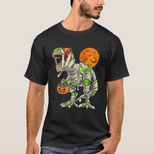 Halloween S For Boys Kids Dinosaur T Rex Mummy Pum T-Shirt
