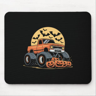 Halloween S For Kids Boys Monster Truck Pumpkins Mouse Pad