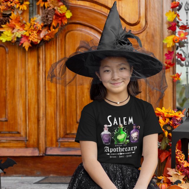 Halloween Salem Apothecary Potions Tonics Elixirs T-Shirt (Creator Uploaded)