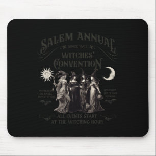 Halloween Salem Witches Convention Witch Party Sin Mouse Pad