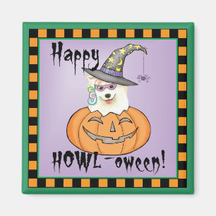 Halloween Samoyed Magnet