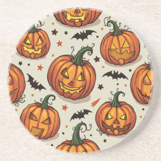 Halloween sandstone coasters