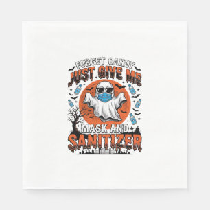 Halloween Sanitizer Funny Ghost Mask Candy_1 Napkin