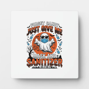 Halloween Sanitizer Funny Ghost Mask Candy_1 Plaque