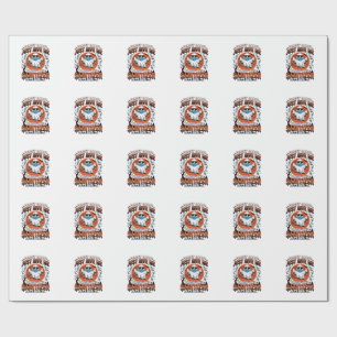 Halloween Sanitizer Funny Ghost Mask Candy_1 Wrapping Paper