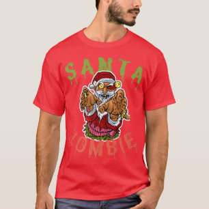 Halloween Santa Zombie, Horror Christmas, Scary Sa T-Shirt