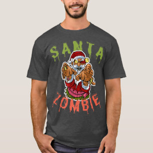 Halloween Santa Zombie, Horror Christmas, Scary Sa T-Shirt