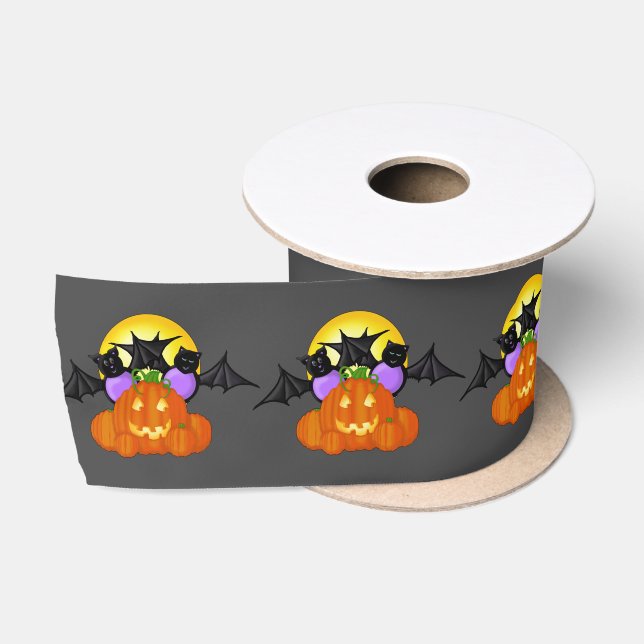 Halloween Satin Ribbon (Spool)