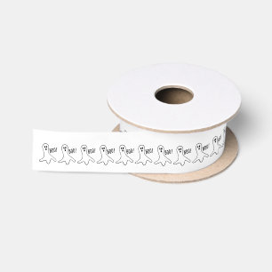 Halloween Satin Ribbon-Ghosts Ribbon