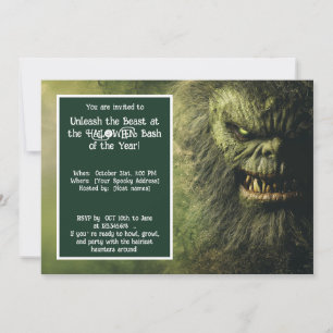 Halloween Savage Halloween Fiesta Invitation