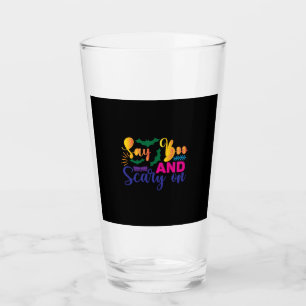 Halloween Say Boos And Scary On Birthday Glass