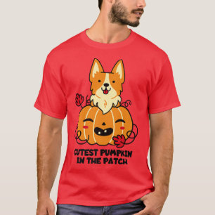 Halloween Saying Cutest Pumkin In The Patch With C T-Shirt