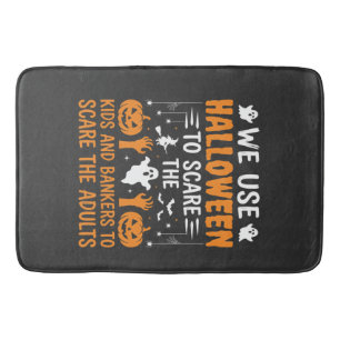 Halloween Scare Kids Bankers Adults Design Bath Mat