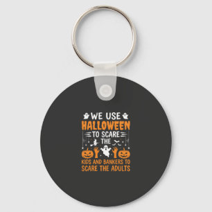 Halloween Scare Kids Bankers Adults Design Key Ring