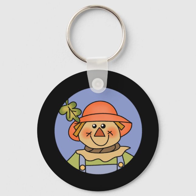 Halloween Scarecrow 2 Key Ring (Front)