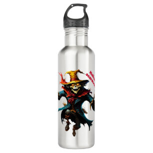 Halloween scarecrow  710 ml water bottle